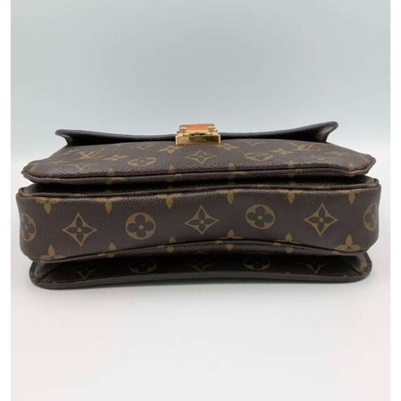 Pre-owned Louis Vuitton Monogram Canvas Pochette Métis Bag Brown M44875 - Picture 4 of 16